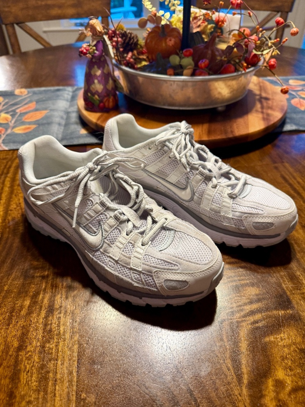 Nike White Gray Mesh Running Sneakers Women's 9.5 FV603-101